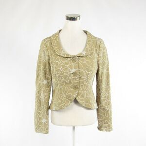 Worth beige cotton blend jacket 10